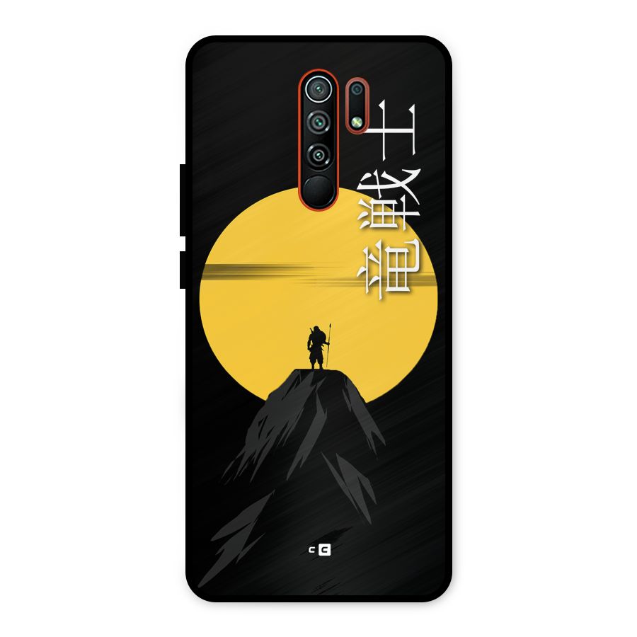 Night Warrior Metal Back Case for Redmi 9 Prime