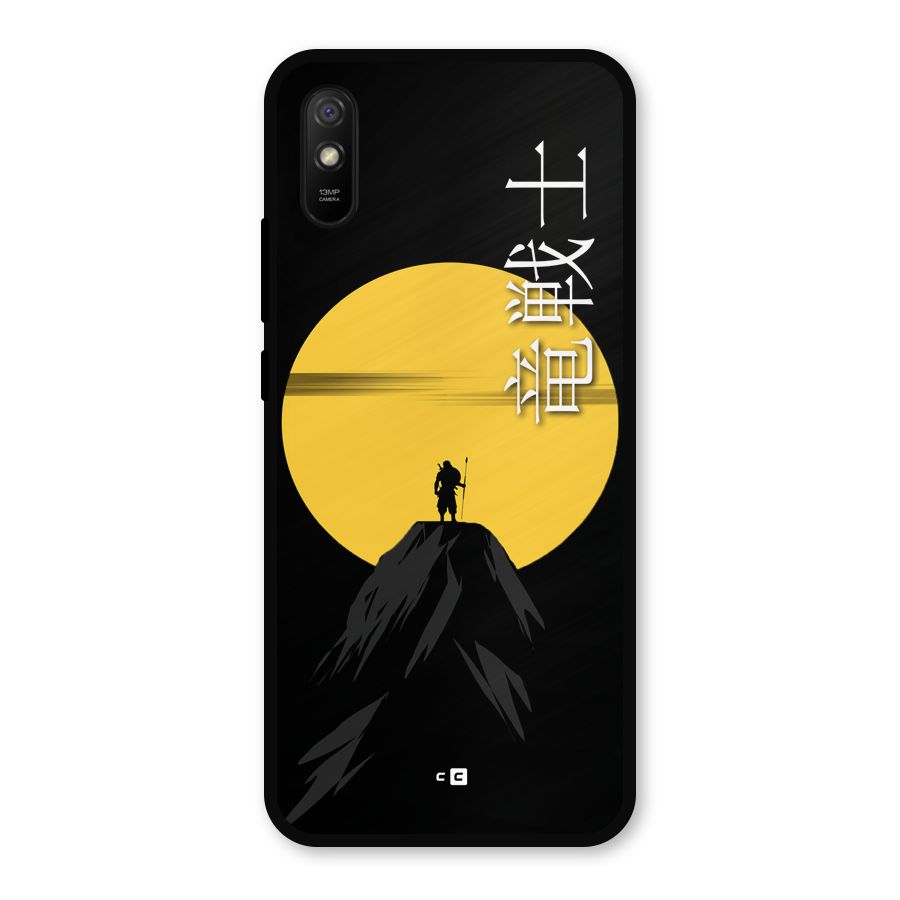 Night Warrior Metal Back Case for Redmi 9a