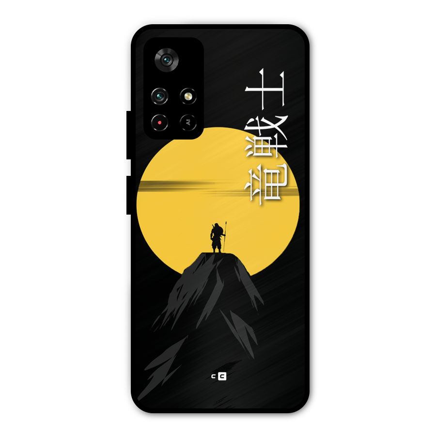 Night Warrior Metal Back Case for Redmi Note 11T 5G