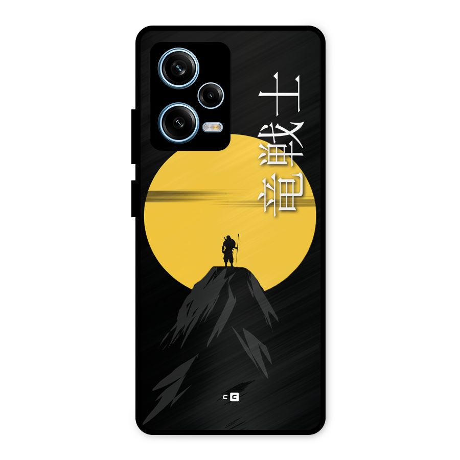 Night Warrior Metal Back Case for Redmi Note 12 Pro