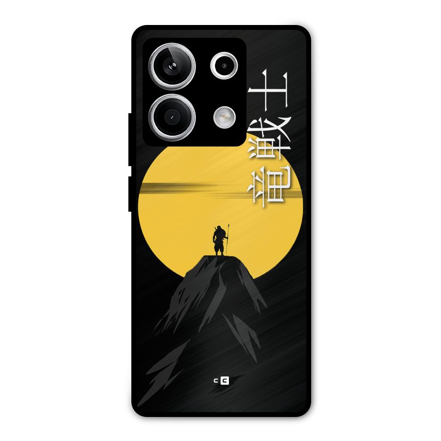 Night Warrior Metal Back Case for Redmi Note 13 5G