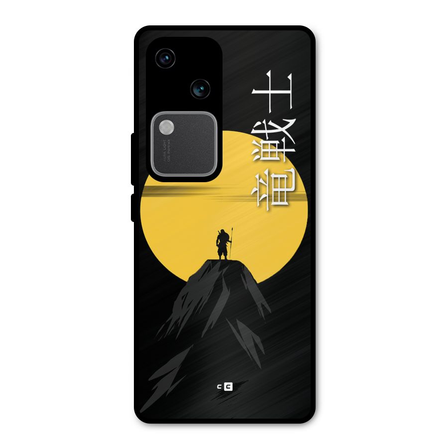 Night Warrior Metal Back Case for Vivo V30 Pro