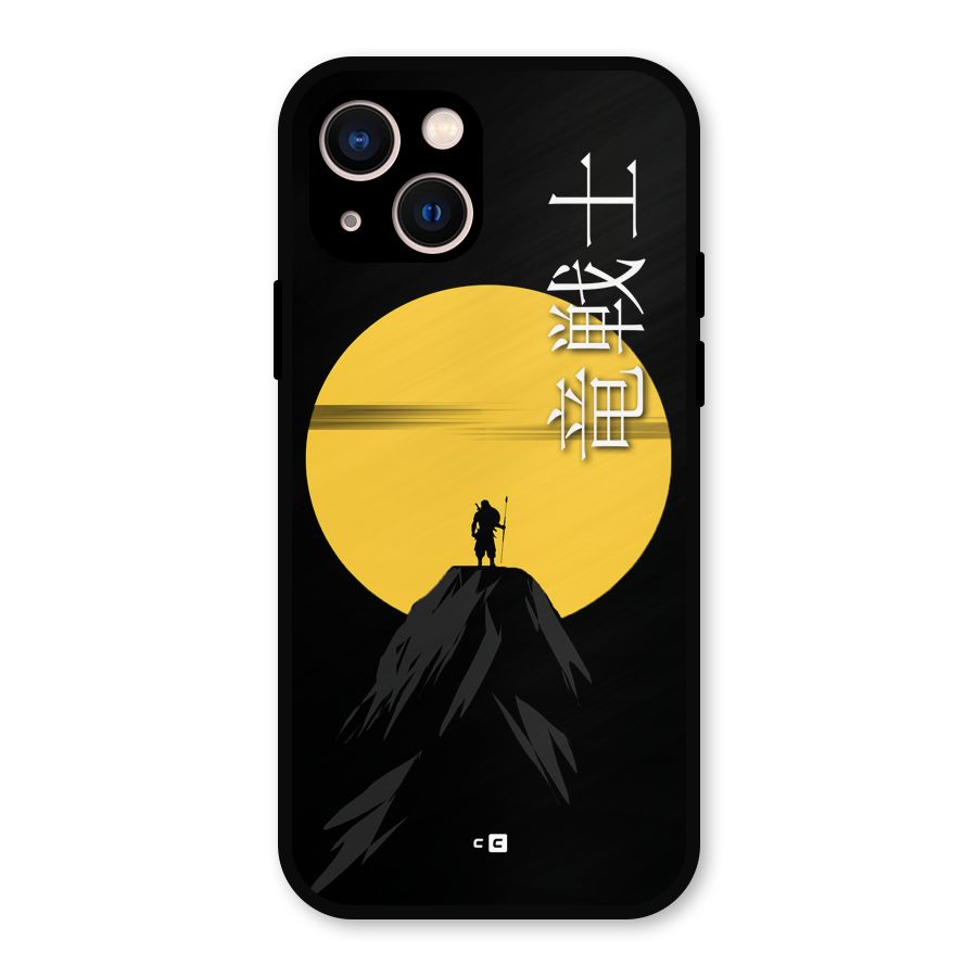 Night Warrior Metal Back Case for iPhone 13