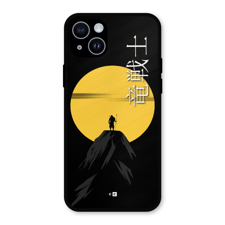 Night Warrior Metal Back Case for iPhone 14
