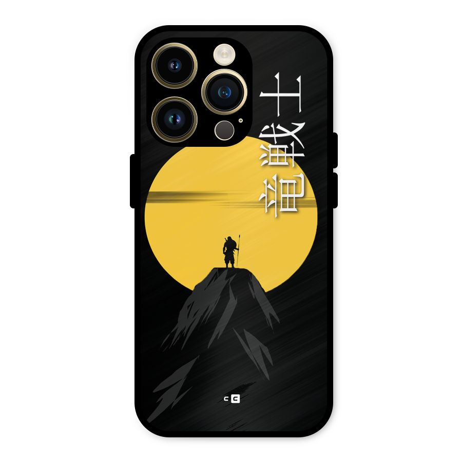 Night Warrior Metal Back Case for iPhone 14 Pro