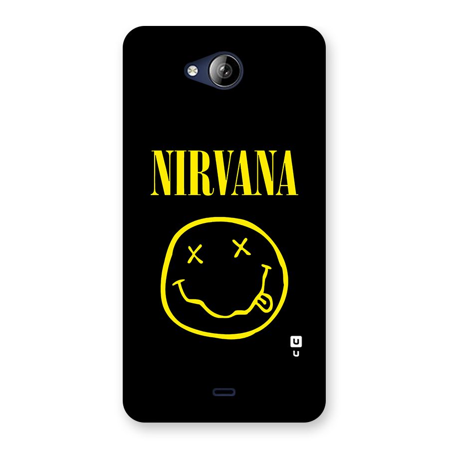 Nirvana Smiley Back Case for Canvas Play Q355