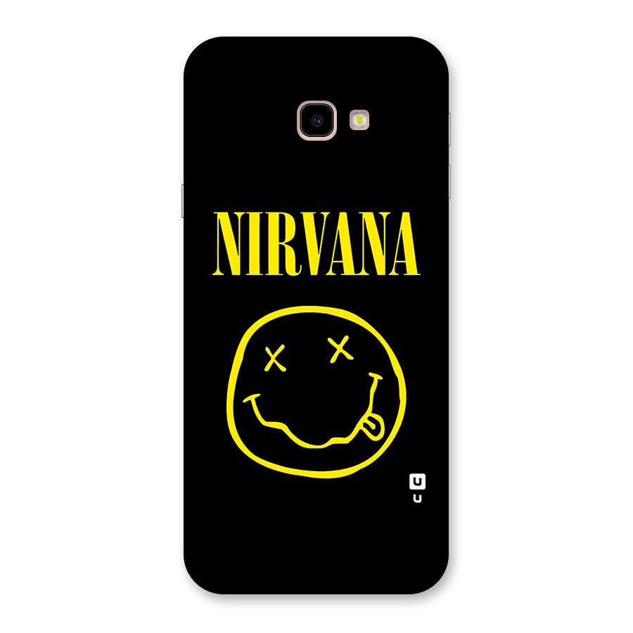 Nirvana Smiley Back Case for Galaxy J4 Plus