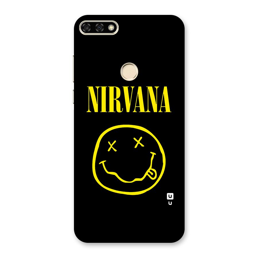 Nirvana Smiley Back Case for Honor 7A