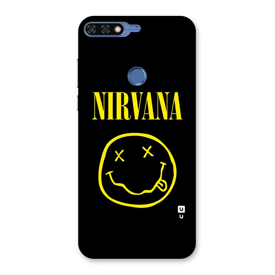Nirvana Smiley Back Case for Honor 7C