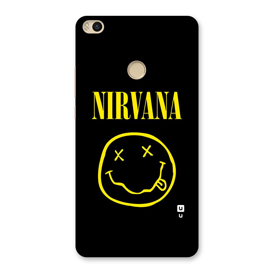 Nirvana Smiley Back Case for Mi Max 2