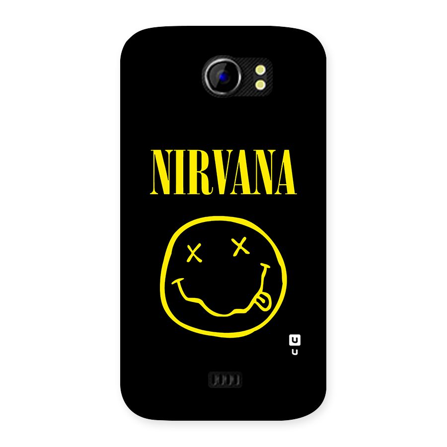 Nirvana Smiley Back Case for Micromax Canvas 2 A110