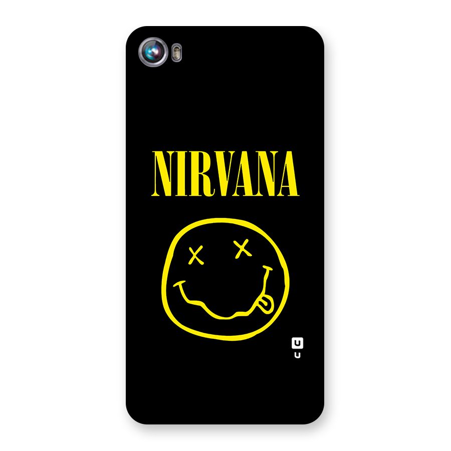 Nirvana Smiley Back Case for Micromax Canvas Fire 4 A107