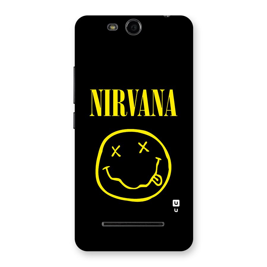 Nirvana Smiley Back Case for Micromax Canvas Juice 3 Q392