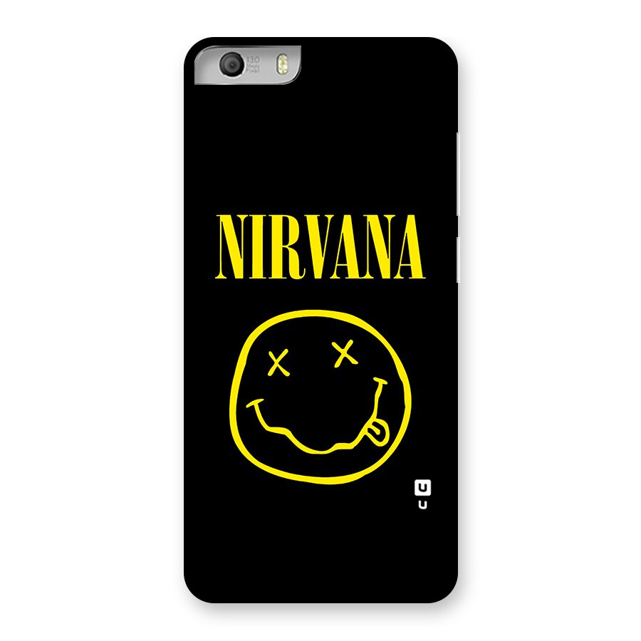 Nirvana Smiley Back Case for Micromax Canvas Knight 2