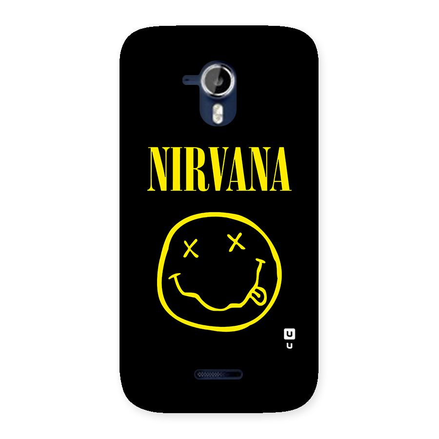 Nirvana Smiley Back Case for Micromax Canvas Magnus A117