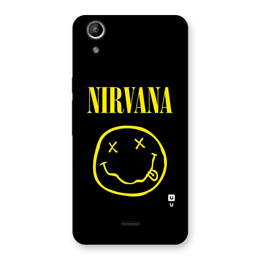 Nirvana Smiley Back Case for Micromax Canvas Selfie Lens Q345