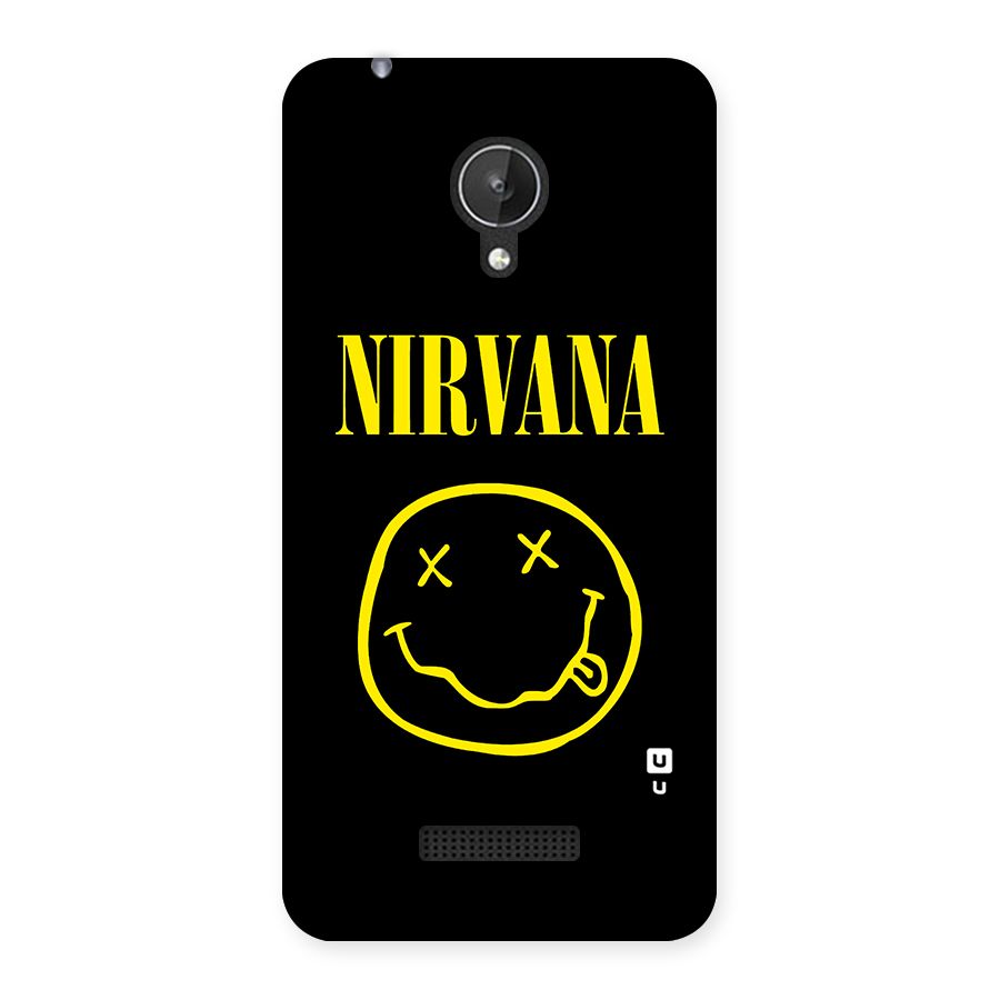 Nirvana Smiley Back Case for Micromax Canvas Spark Q380