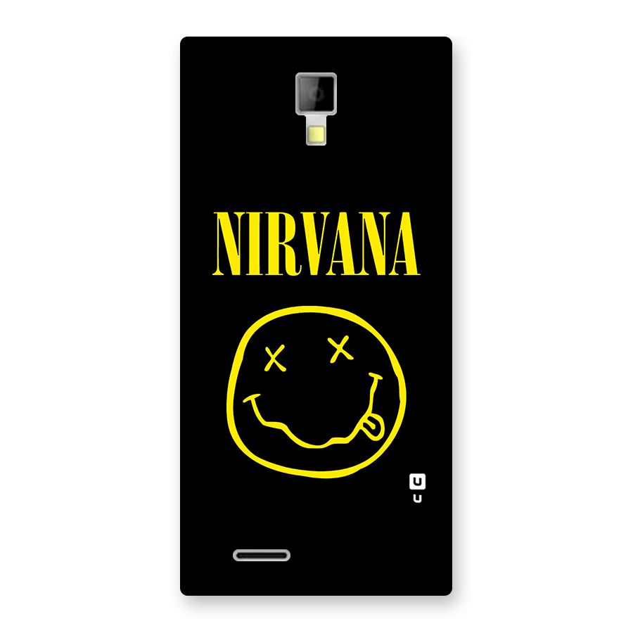 Nirvana Smiley Back Case for Micromax Canvas Xpress A99