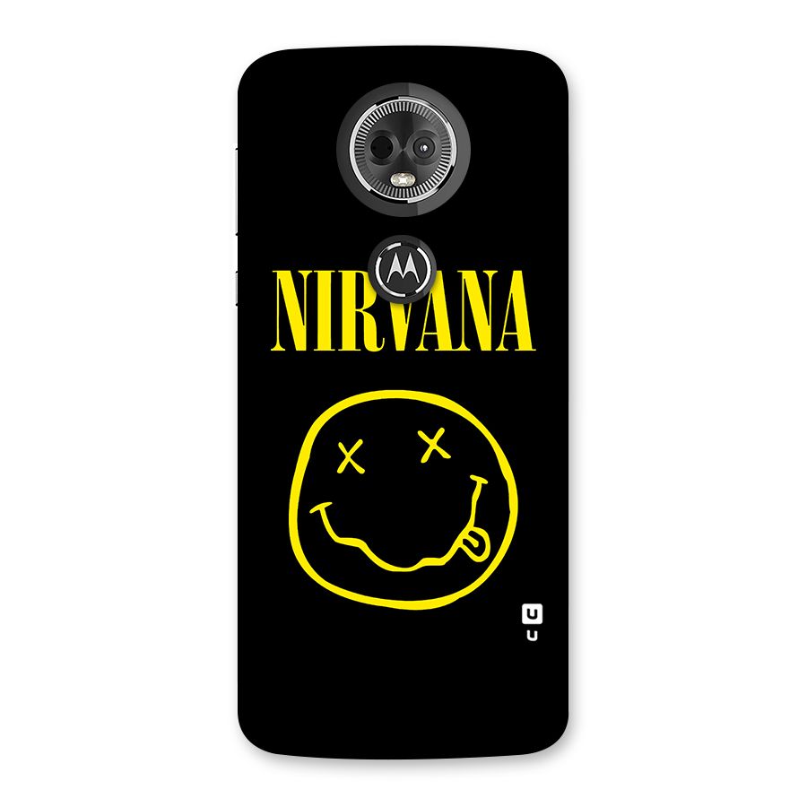 Nirvana Smiley Back Case for Moto E5 Plus