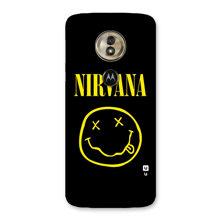 Nirvana Smiley Back Case for Moto G6 Play