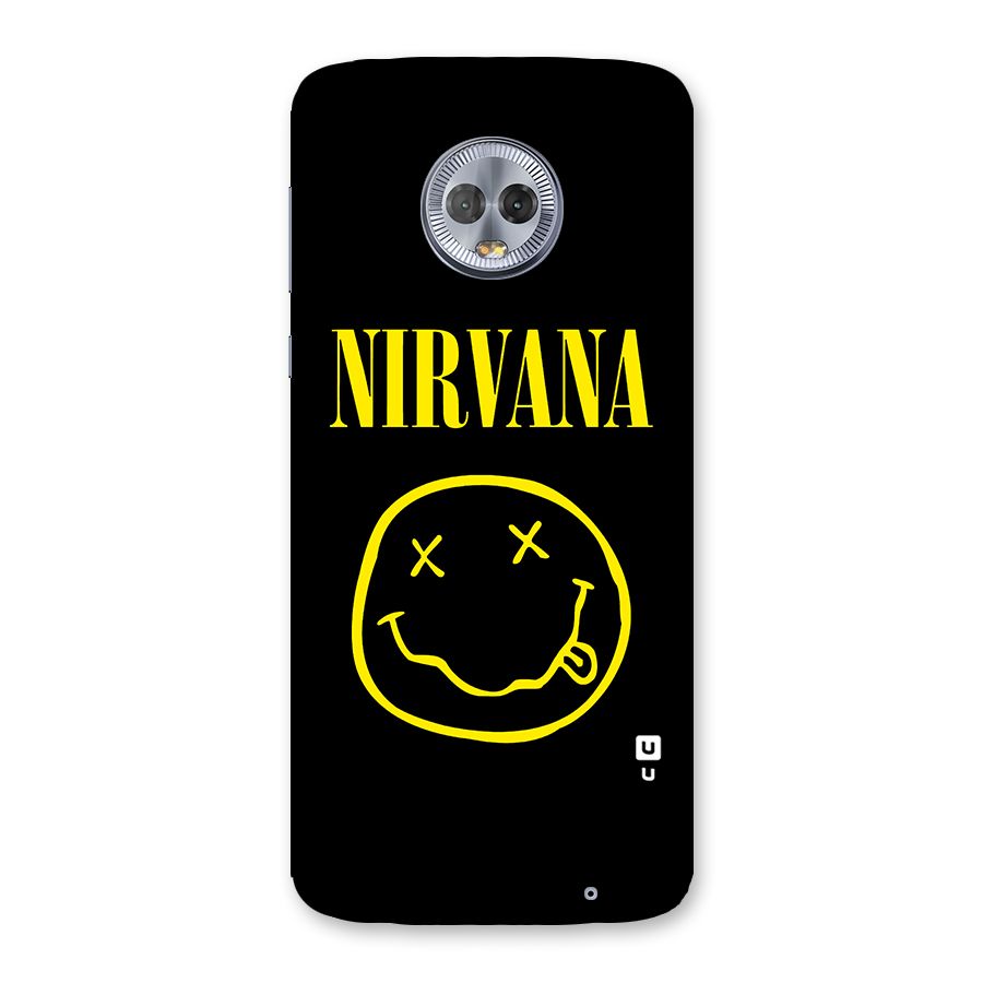 Nirvana Smiley Back Case for Moto G6 Plus