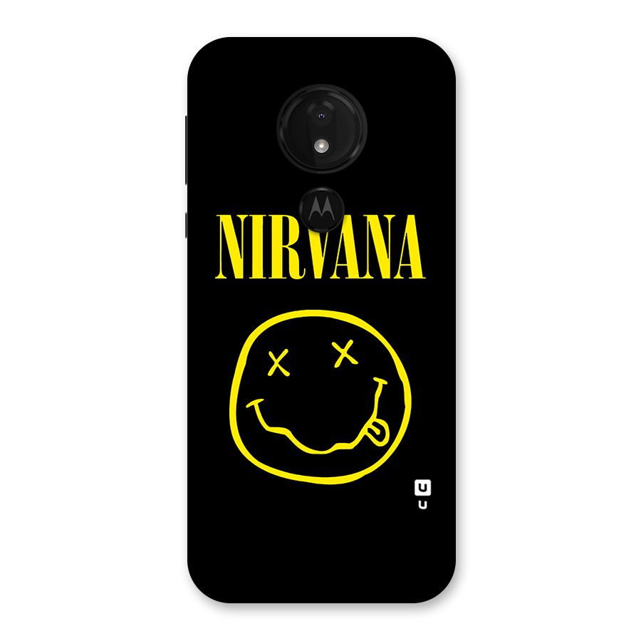 Nirvana Smiley Back Case for Moto G7 Power