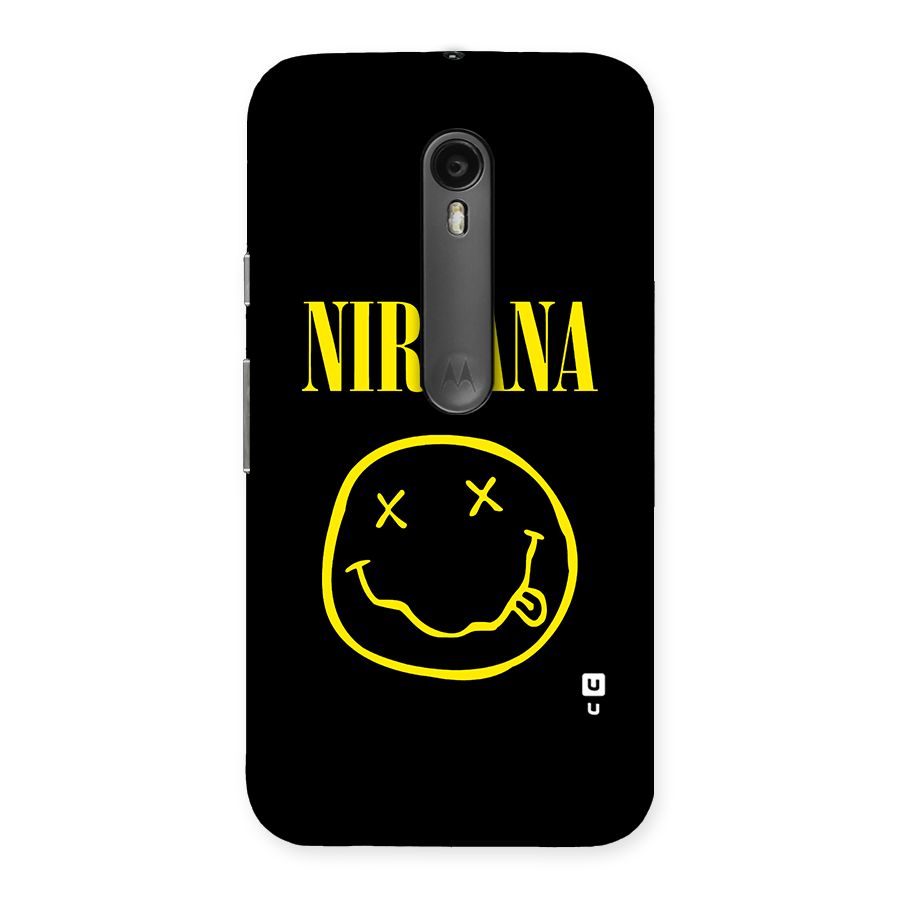 Nirvana Smiley Back Case for Moto G Turbo