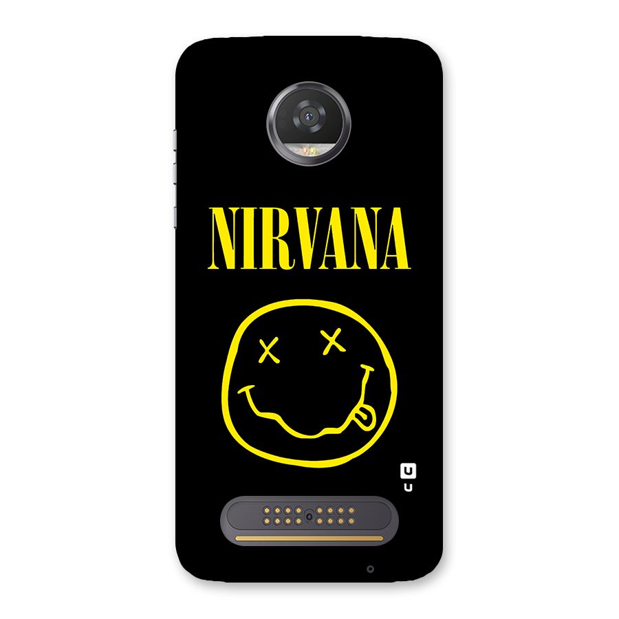 Nirvana Smiley Back Case for Moto Z2 Play