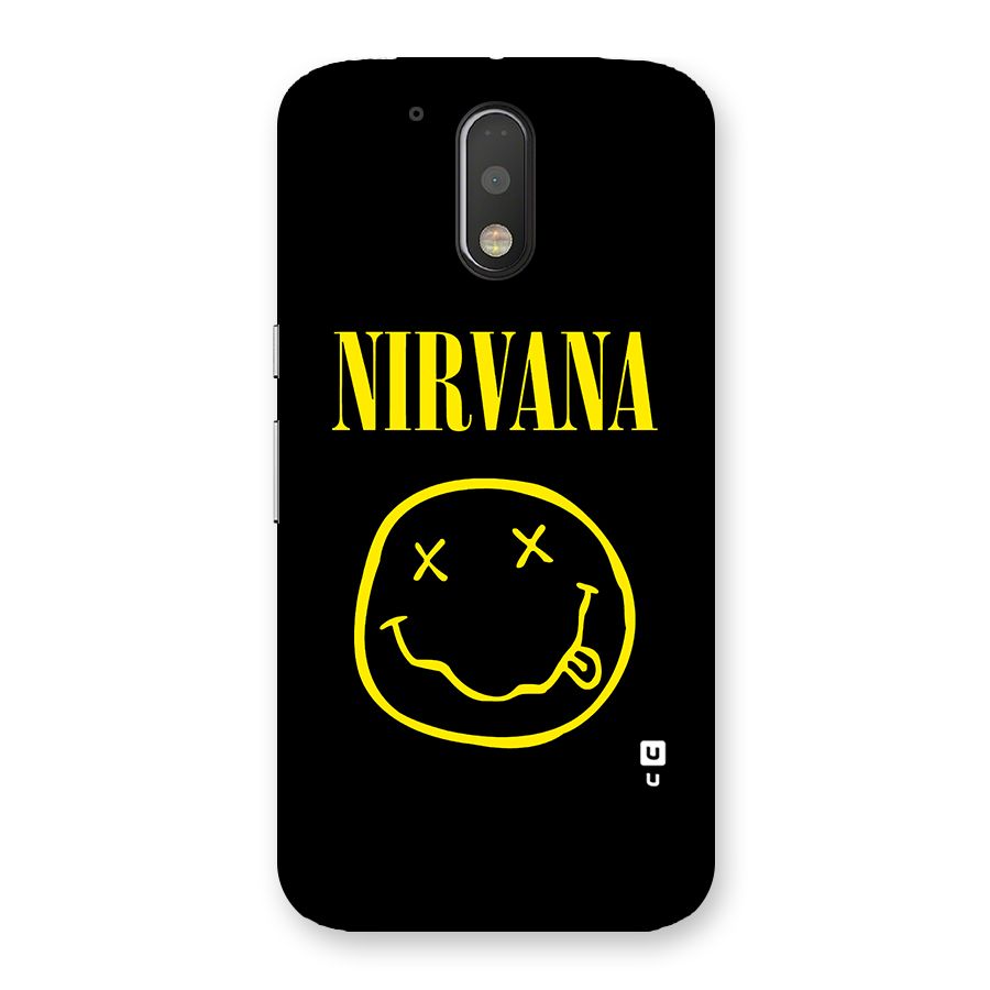 Nirvana Smiley Back Case for Motorola Moto G4 Plus