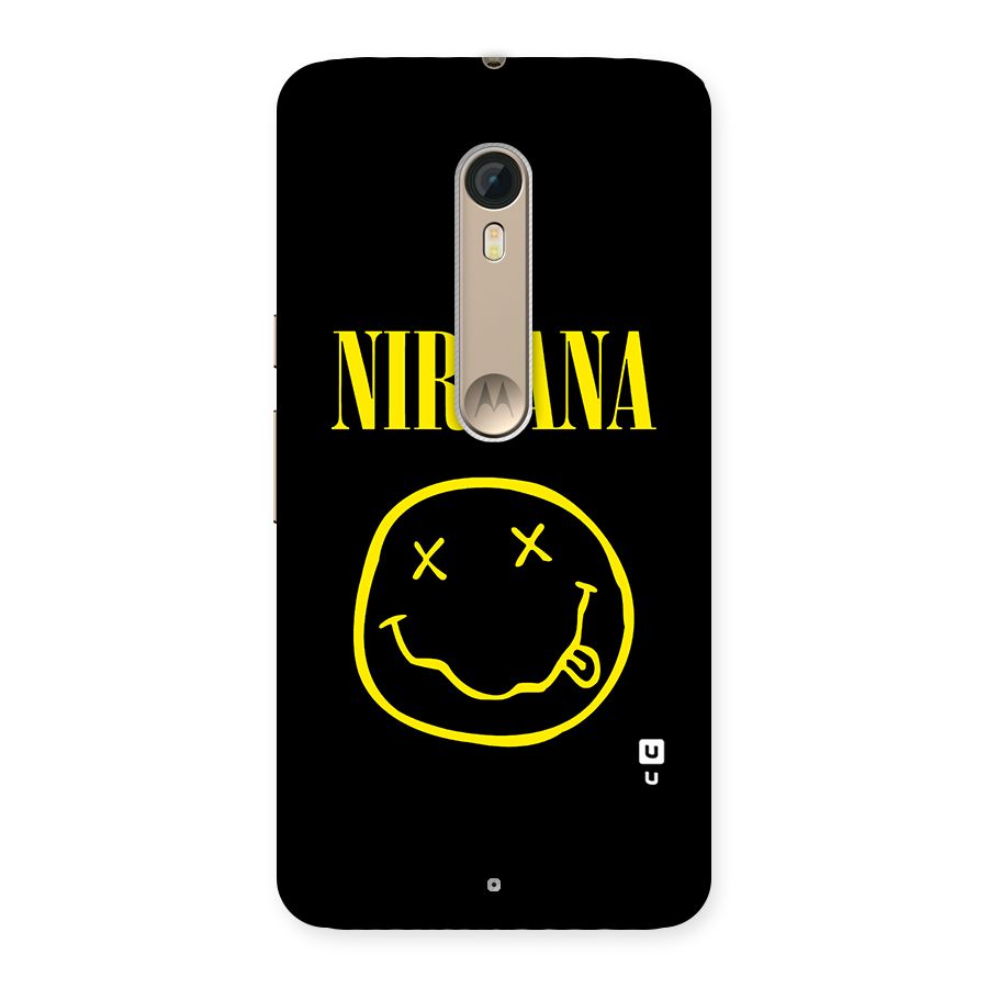 Nirvana Smiley Back Case for Motorola Moto X Style