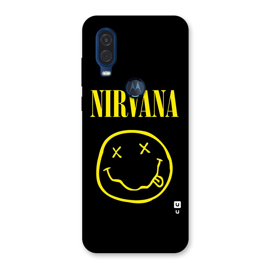 Nirvana Smiley Back Case for Motorola One Vision