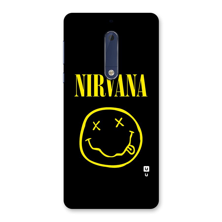 Nirvana Smiley Back Case for Nokia 5