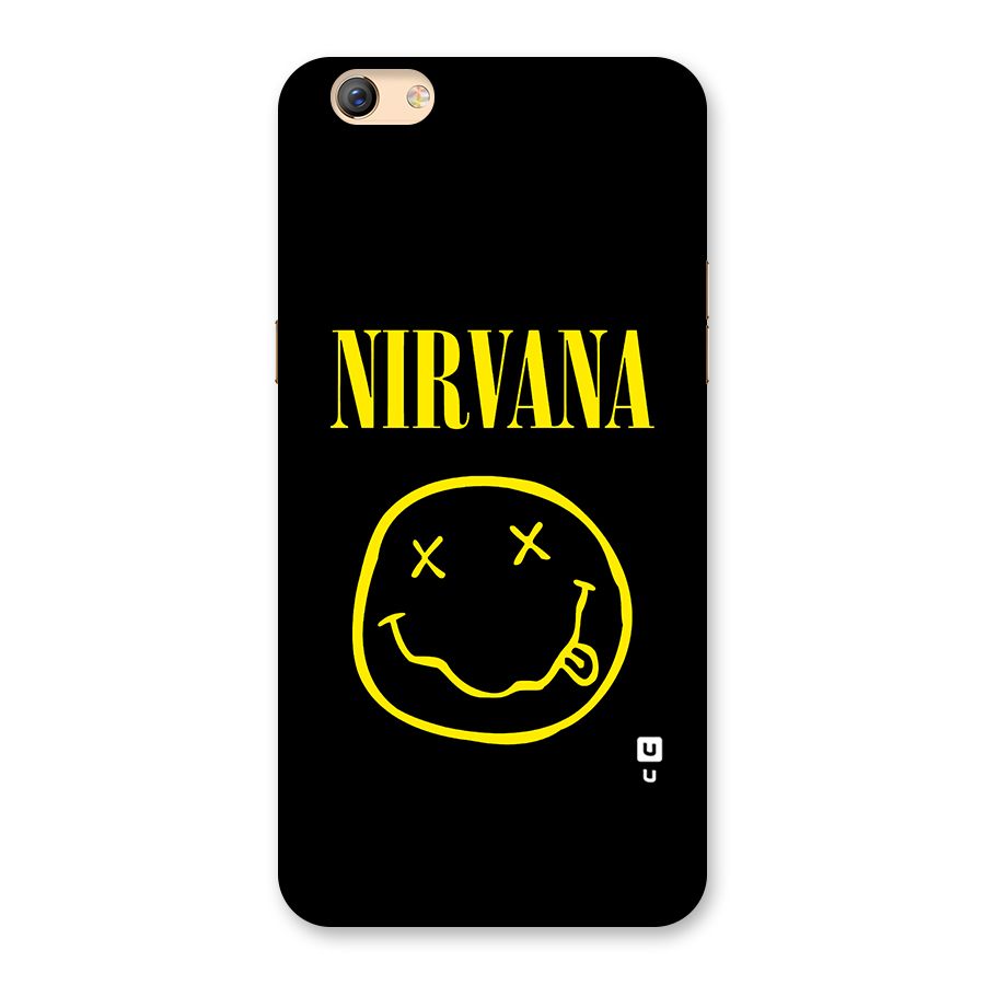 Nirvana Smiley Back Case for Oppo F3 Plus