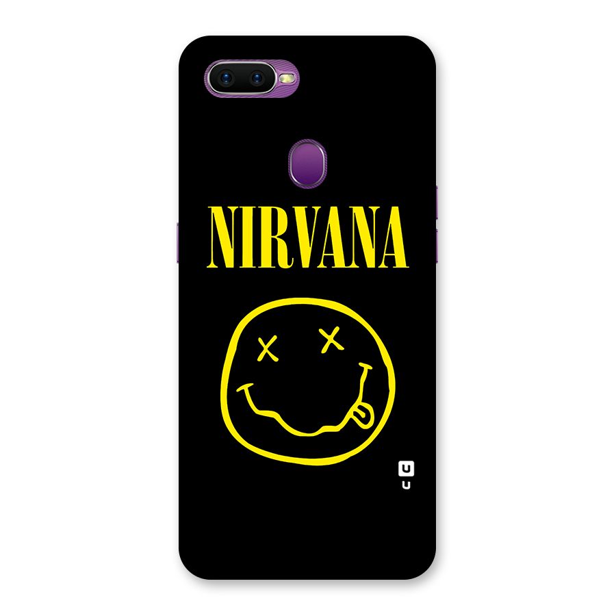 Nirvana Smiley Back Case for Oppo F9