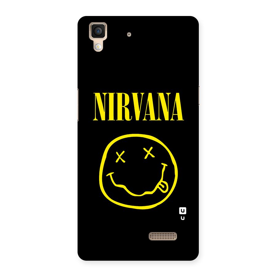 Nirvana Smiley Back Case for Oppo R7