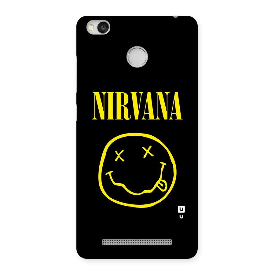 Nirvana Smiley Back Case for Redmi 3S Prime