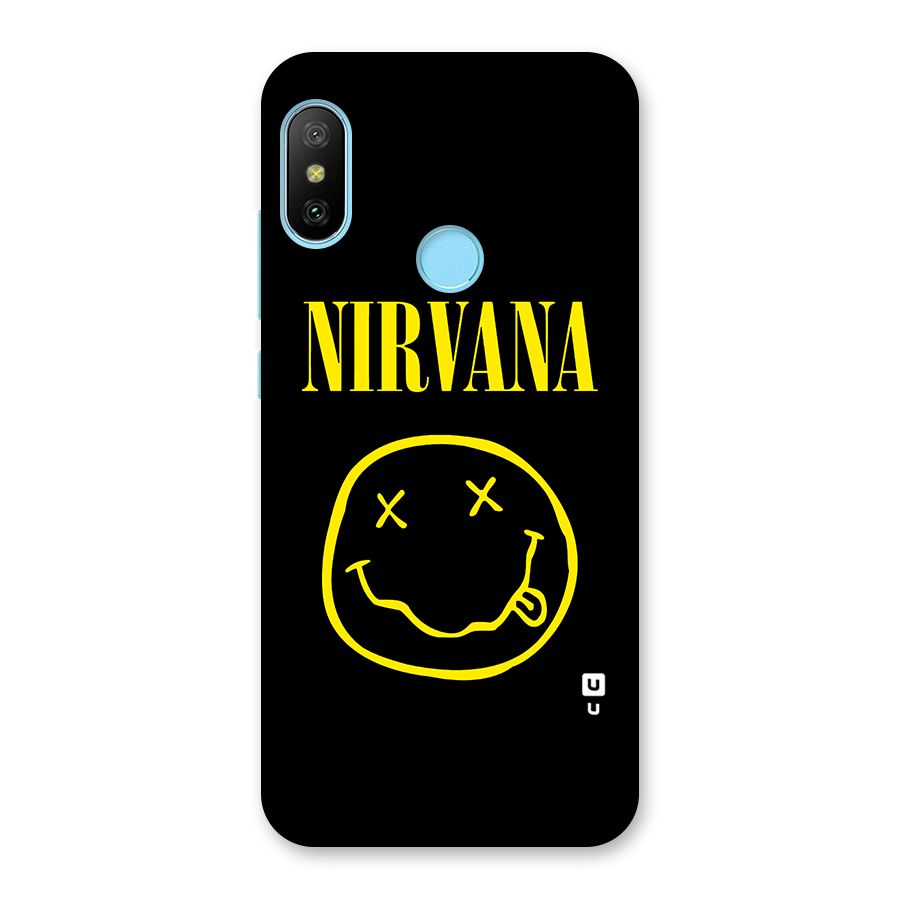 Nirvana Smiley Back Case for Redmi 6 Pro