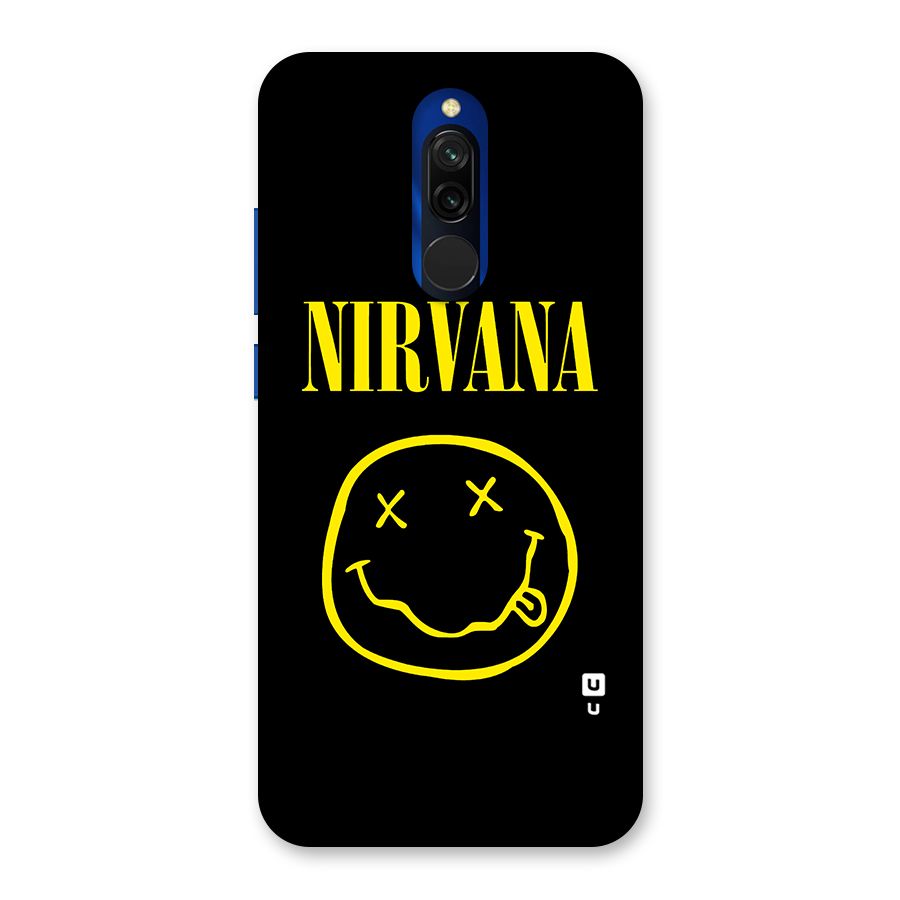 Nirvana Smiley Back Case for Redmi 8