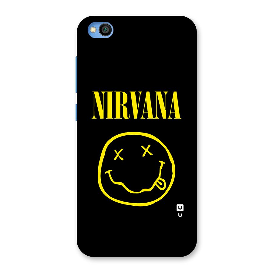 Nirvana Smiley Back Case for Redmi Go