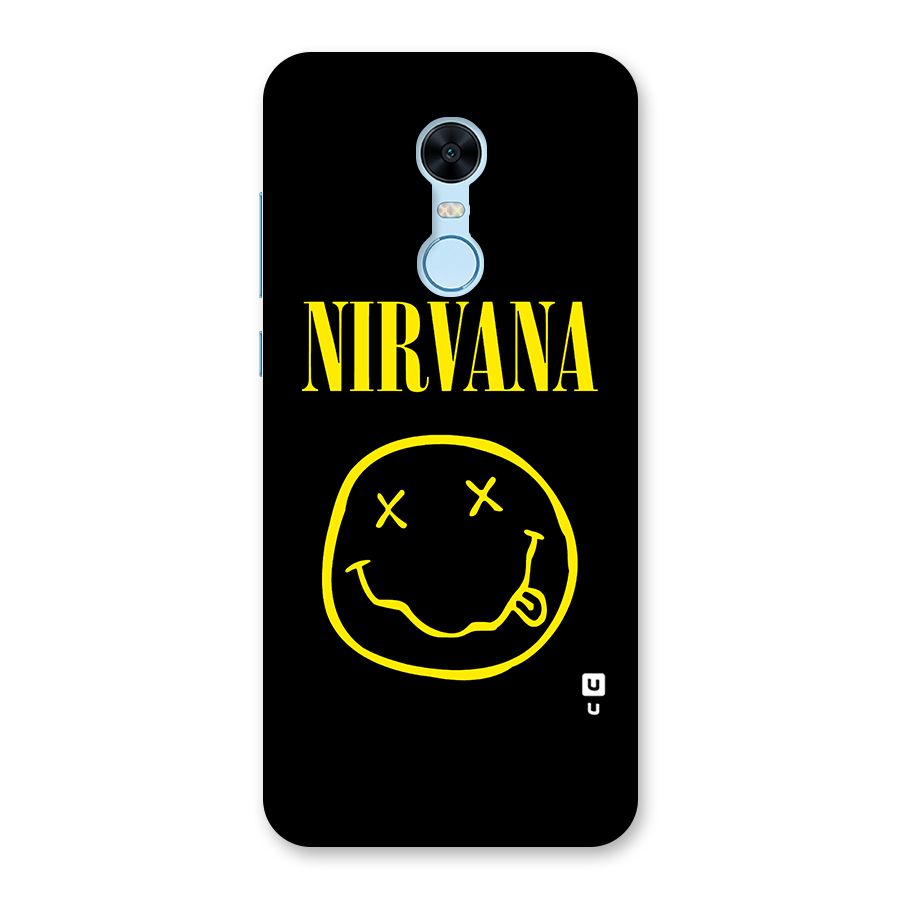Nirvana Smiley Back Case for Redmi Note 5