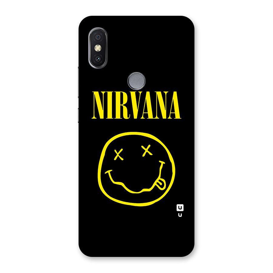 Nirvana Smiley Back Case for Redmi Y2