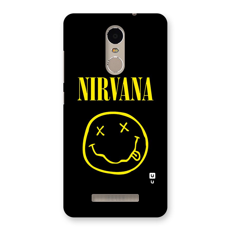 Nirvana Smiley Back Case for Xiaomi Redmi Note 3
