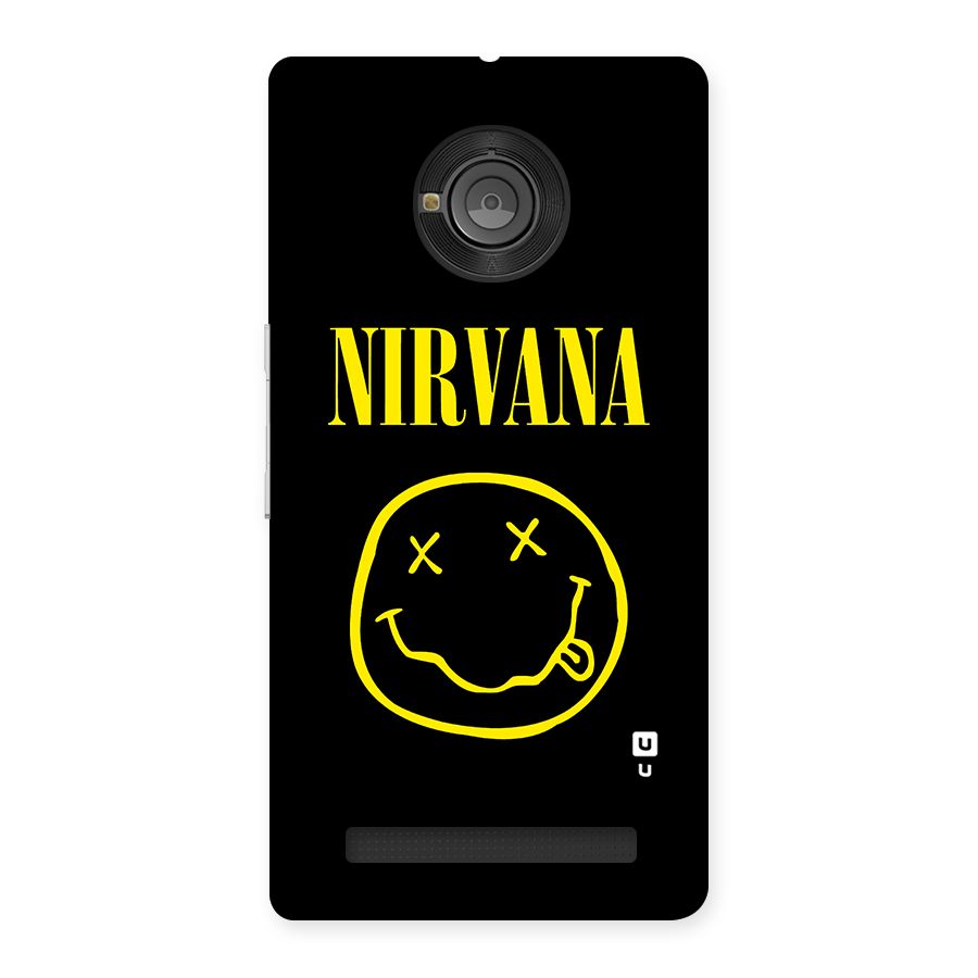 Nirvana Smiley Back Case for Yu Yunique