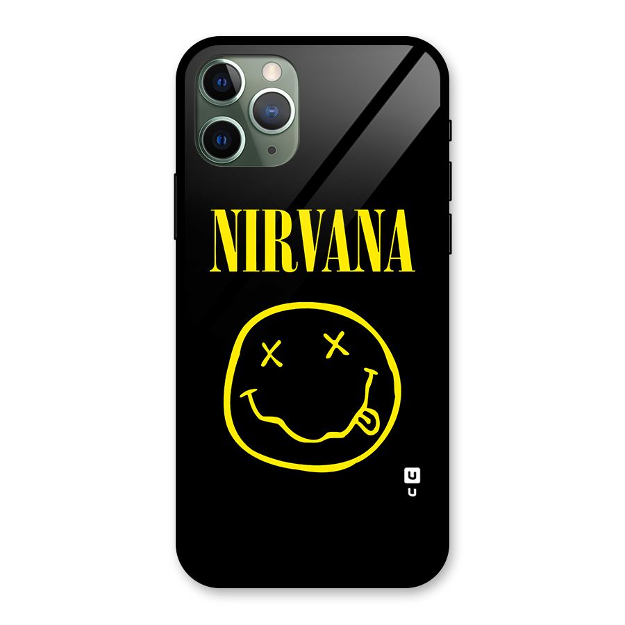 Nirvana Smiley Glass Back Case for iPhone 11 Pro
