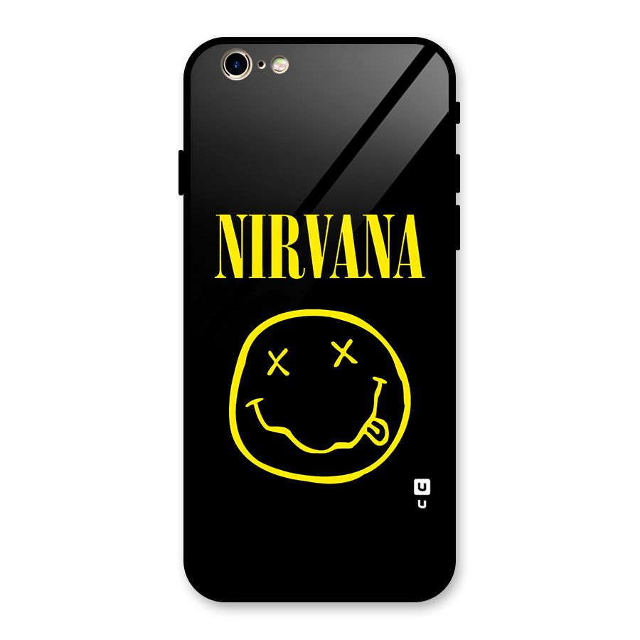 Nirvana Smiley Glass Back Case for iPhone 6 6S