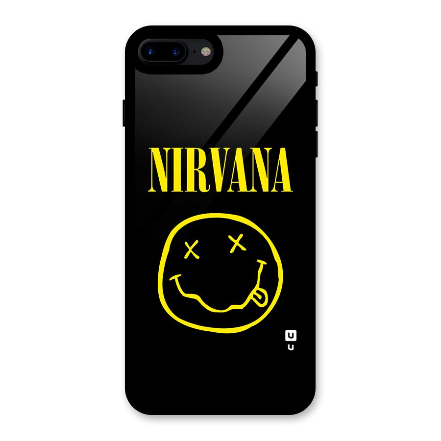 Nirvana Smiley Glass Back Case for iPhone 7 Plus