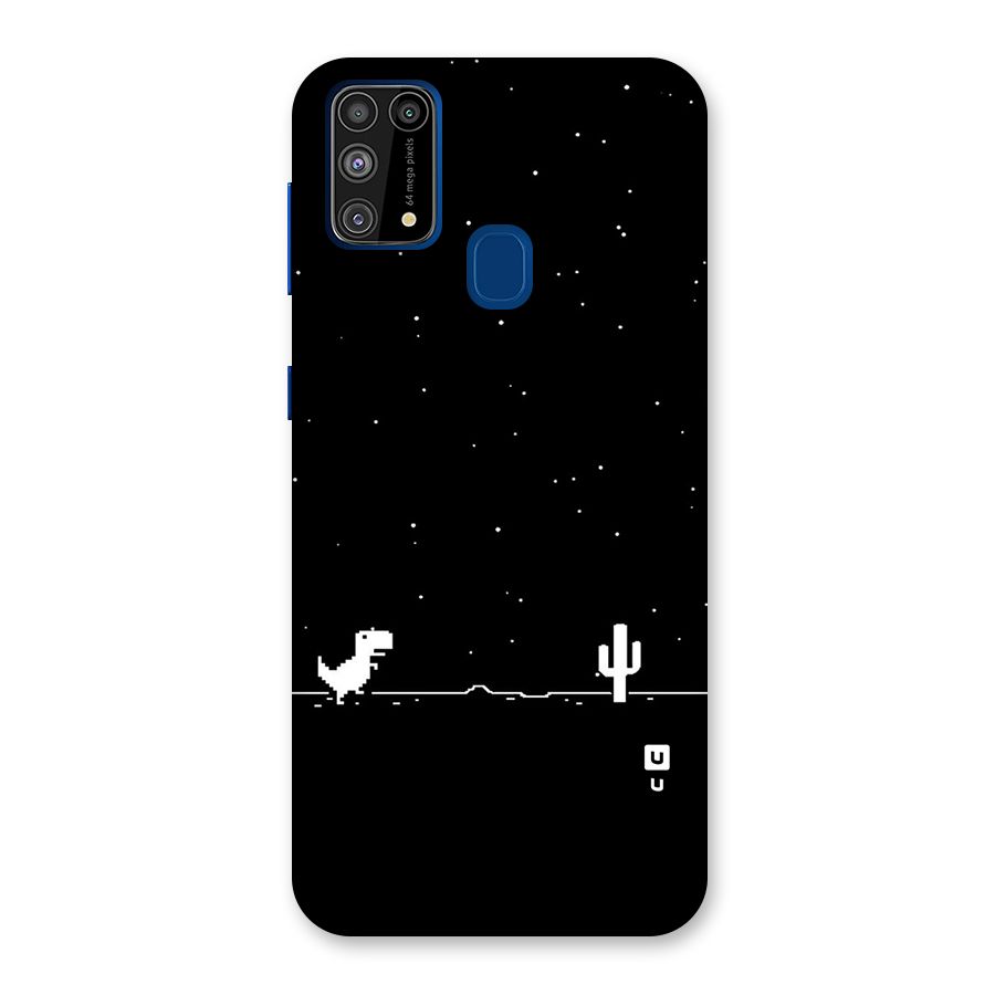 No Connection Night Glass Back Case for Galaxy F41