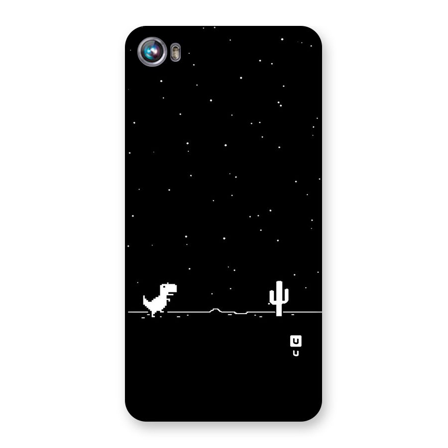No Connection Night Back Case for Micromax Canvas Fire 4 A107