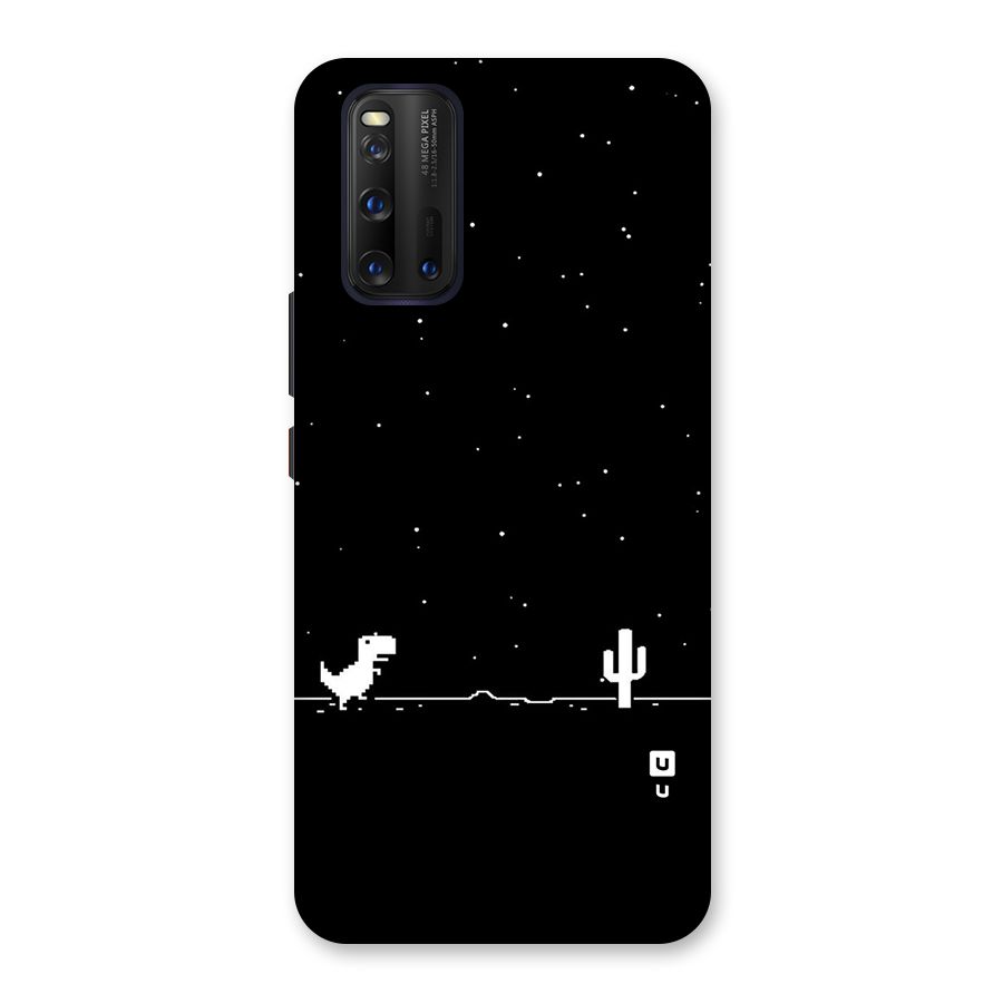 No Connection Night Glass Back Case for Vivo iQOO 3