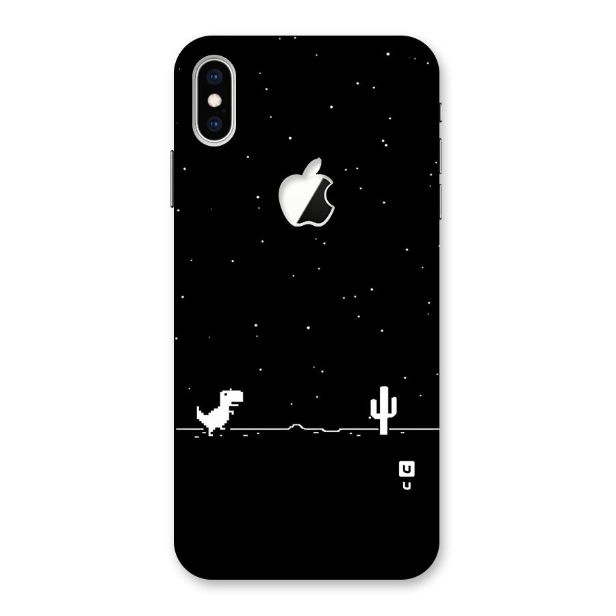 No Connection Night Back Case for iPhone XS Max Apple Cut